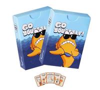 Kenmohuo 2Pcs Go Fish Card Game, Go Yourself Cards for Adult - The Funny Games for Family Gathering & Friend Party & Fun Gift
