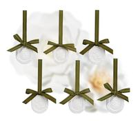 Kenmohuo Aroma Essential Car Oil Diffusers, 6pcs Oils Diffuser Clay Disk, Passive Flower Oil Diffuser Set Cars Air Freshener, Ceramic Diffusers for Armoire Home Bathroom, Sleep Aid and Relieve Stress