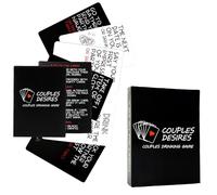 Kenmohuo Couples Desires Card Game for Adults Party, Valentines Day Game Gifts, Funny Partner Cards, Date Night Ideas Cards Gift for Couple Play, Deepen Your Relationship Perfect Couples Gift