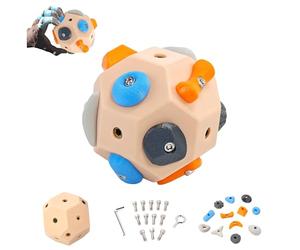 Kenmohuo Handcrafted Boulder Block - Build Strength and Precision, 3D Rock Climbing Training Ball for Take It Out Anytime, Finger Strength Training Bouldering Valentines Day Gifts for Rock Climbers