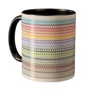 Kenmohuo Hidden Message Coffee Mug, Reveals 'FTS' from Side View (Funny Text Surprise), 11oz Ceramic Cup, CupOptical Illusion Office Mug for Desk, Sarcastic Black Humor Gift for Stressed Coworkers