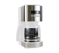 Kenmore Aroma Control 12-Cup Programmable Coffee Maker - White, Delay Start, Pause & Pour, Aroma Bloom Brew, 12-Cup Glass Carafe, Filter Included