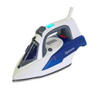 Kenmore Digital Power Steam Iron For Clothes, Stainless Steel Soleplate, Digital Temperature Control, 9 Fabric Presets, Self-Clean, Blue