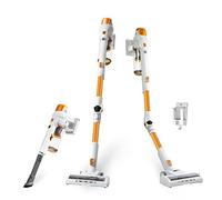 Kenmore DS4030 21.6V Cordless Stick Vacuum with EasyReach Wand, Lightweight Cleaner with 2-Speed Power Control, LED Headlight, Converts to Handheld for Hardwood Floors, Carpet & Pet Hair, Orange