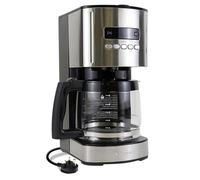 Kenmore Filter Coffee Machines 12-Cup Drip Coffee Makers with 1.8L Glass Pot for Ground Coffee Digital Display Programmable Timer Reusable Filter Auto Shut Off Warming Plate Kitchen Appliances Black