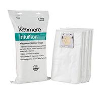 Kenmore IB600 HEPA Replacement Intuition Upright Vacuum Cleaner Bags for BU4022, BU4020, BU4018, BU4050, White