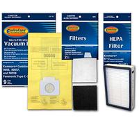 Kenmore Mircrofiltration Canister Vacuum Bags - 50558, 5055, 50557 9 Bags & 2 CF1 & 1 EF2 Filter