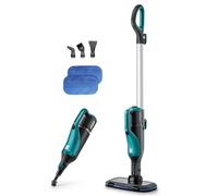 Kenmore Powerful Steam Mop Cleaner, Black/White, 7.72 × 12.83 inches