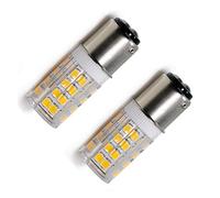Kenmore, Singer 15-66, 99, 201, 221, 222, 401 Dual Contact Bayonet 15T7DC Base BA15D Light AC110-130V, 35W, Halogen Equivalent 1076 1142 1176 2 Pack (Warm White 3000K)
