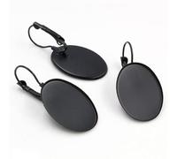 KENNA 10x14mm 13x18mm 18x25mm 10pcs Classic 9 Colors Lever Back Earrings Blank/Base,Fit Oval glass cabochons;Earring bezels