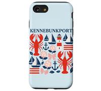 Kennebunkport Nautical Lobster Lighthouse Preppy Case for iPhone SE (2020) / 7 / 8