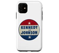 Kennedy and Johnson Pin 1960 Retro Case for iPhone 11