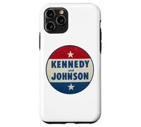 Kennedy and Johnson Pin 1960 Retro Case for iPhone 11 Pro