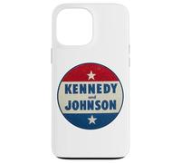Kennedy and Johnson Pin 1960 Retro Case for iPhone 13 Pro Max