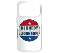 Kennedy and Johnson Pin 1960 Retro Case for iPhone 17 Pro