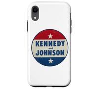 Kennedy and Johnson Pin 1960 Retro Case for iPhone XR
