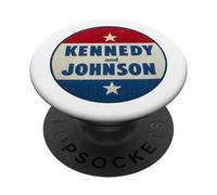 Kennedy and Johnson Pin 1960 Retro PopSockets Adhesive PopGrip