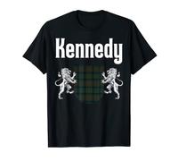 Kennedy Clan Scottish Name Coat Of Arms Tartan T-Shirt