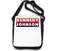 Kennedy Johnson Election Logo Shoulder Bag White