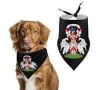 Kennedy Marquess of Ailsa Coat of Arms Cute Dog Bandanna Scarf Printed Adjustable Triangle Pet Kerchief for Dogs And Cats