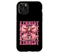 KENNEDY Name Coquette Bow Aesthetic for Women Girls Case for iPhone 11 Pro