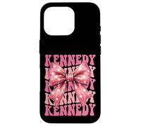 KENNEDY Name Coquette Bow Aesthetic for Women Girls Case for iPhone 16 Pro