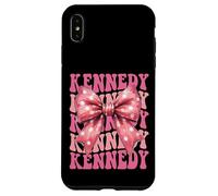 KENNEDY Name Coquette Bow Aesthetic for Women Girls Case for iPhone XS Max
