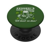 Kennedy’s Boxing & Drinking Club Design - Irish Humor PopSockets Adhesive PopGrip