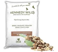 Kennedy Wild High Energy Squirrel Food Mix (25kg) Premium Mix of Peanuts, Hazelnuts, Walnuts, Black Sunflower, Maize & Apple. Specially Formulated for Squirrels.