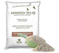 Kennedy Wild No Mess Bird Seed Mix (13kg) No Grow Wild Bird Seed for Small Garden Birds. All Year Round Wild Bird Food for Small Birds Safe for Lawns and Gardens.