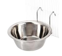 Kennel Dog Bowl | Dogs Stainless Steel Anti-Spill Cage Feeding Bowl,Dangling Cats Water Feeder for Drinking, Portable Kennels Water Bowls for Indoor Pets