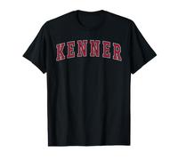 Kenner Louisiana Souvenir Sport College Style Red Text Value Graphic T-Shirt