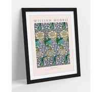 Kennet by William Morris Stunning Framed Wall Art Print Picture - A3 - Black Frame