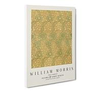 Kennet Vol.2 By William Morris Canvas Print | Gallery Wrapped 30mm Frame Wall Art | 20x14 inches | Ready to Hang | Classic Picture | Living Room Bedroom Lounge Office