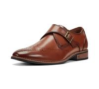 Kenneth Cole Footwear Men's Cheer Single Monk Strap Loafer, Light Natural Leather, 10.5 Wide
