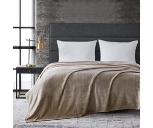 Kenneth Cole - King Blanket Plush Fleece Bedding Cozy Home Decor for All Seasons (Solid Beige King)