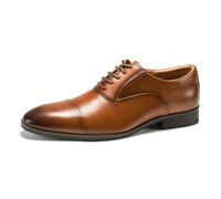 Kenneth Cole Men's Heath Oxford, mid-Brown, 8 UK