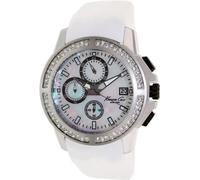 Kenneth Cole Men's KC2798 White Silicone Quartz Watch with Mother-Of-Pearl Dial
