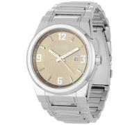 Kenneth Cole Men's KC9019 Silver Stainless-Steel Quartz Watch with Beige Dial