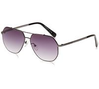 Kenneth Cole mens Pilot Pilot Sunglasses, Matte Gunmetal / Smoke Mirror, 61mm