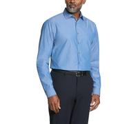 Kenneth Cole Men's Slim Fit Solid Spread Collar Dress Shirt, Hazy Blue, 15"-15.5" Neck 34"-35" Sleeve (Medium)
