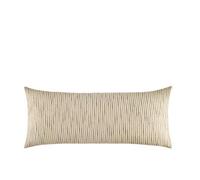 Kenneth Cole New York Beige 14X36 Chenille Breakfast Pillow Cover, IVORY/MINK BROWN