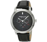 Kenneth Cole New York KC15102001 Men's Watch Analogue Quartz Leather, Strap.