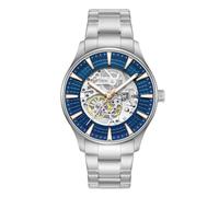 Kenneth Cole New York Luxury Watch for Men, Automatic Movement, Water Resistant, Sophisticated & Sl esign, Blue - Stainless Steel