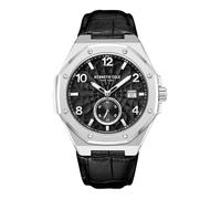 Kenneth Cole New York Men’s Automatic Watch - Skeleton Dial, Octagonal Bezel, Elegant and Professional Design, Black, Modern