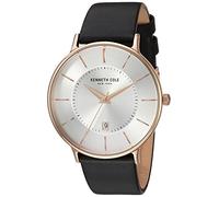 Kenneth Cole New York Men's Analog Quartz Watch with Leather Strap KC15097002