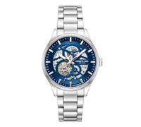 Kenneth Cole New York Men's Watch - Luxury, Stainless Steel, Automatic Self-Winding, Water-Resistant, Single Layer- Dial Type, Sleek Design Analog Watch for Men, SILVER, Kenneth Cole New York