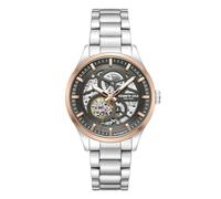 Kenneth Cole New York Men's Watch - Luxury, Stainless Steel, Automatic Self-Winding, Water-Resistant, Single Layer- Dial Type, Sleek Design Analog Watch for Men, TT SILVER/GOLD ROSE, Kenneth Cole New