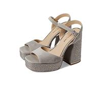 Kenneth Cole New York Women's Dolly Crystal Platform, Silver, 8 UK