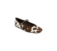 Kenneth Cole New York Women's Jasper Mary Jane Flat, Brown Cow Haircalf, 9 UK